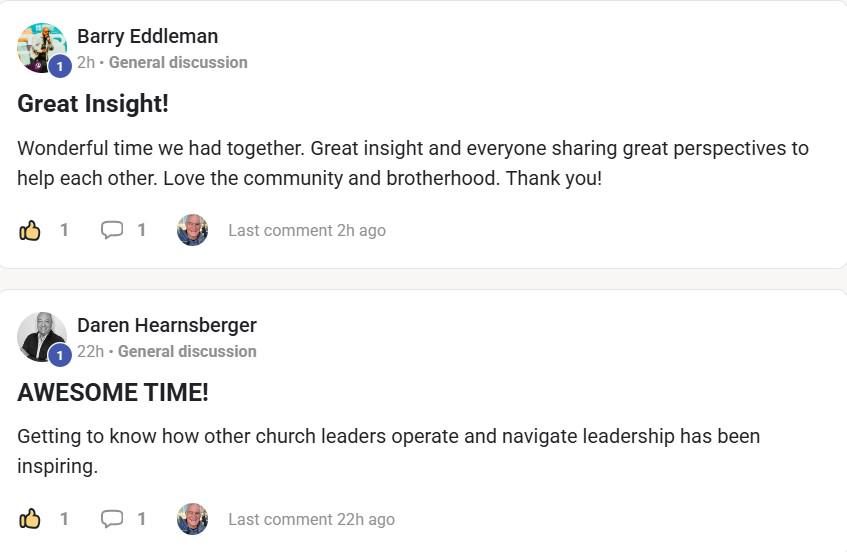 Church Leadership Development