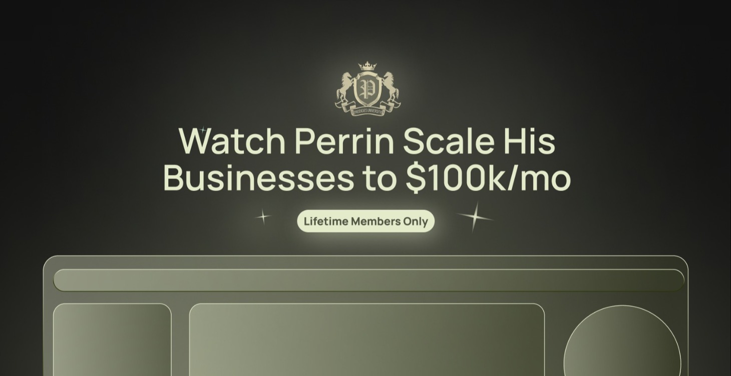 Watch Perrin Scale To 100k/mo