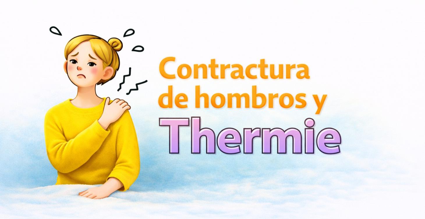 Contractura o dolor/rigidez de hombros y Thermie.