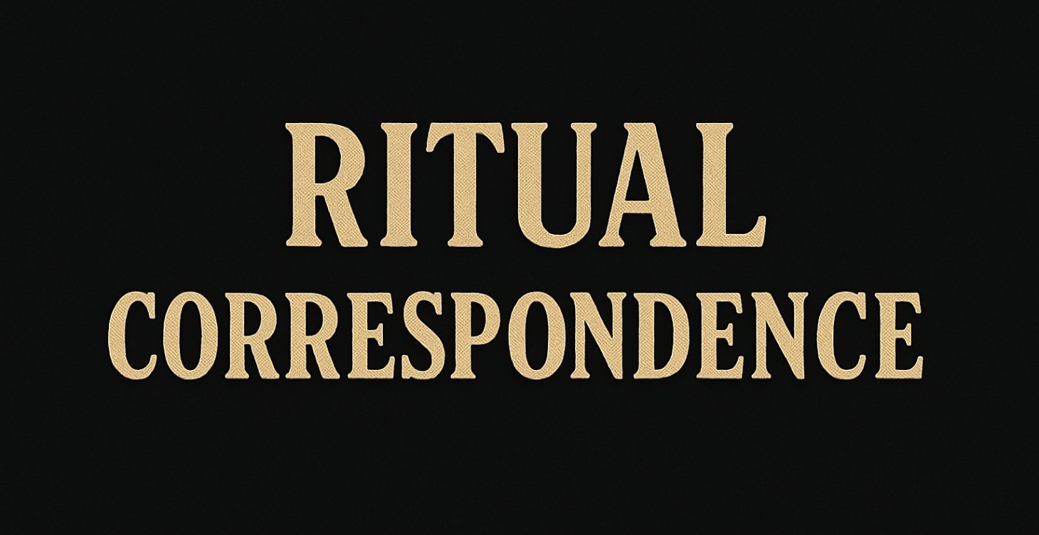 Ritual Correspondence (Decode the Script)