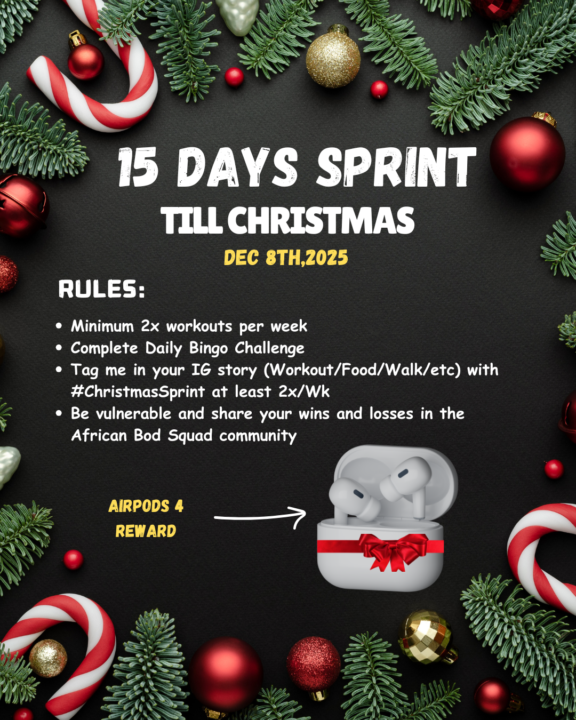 DAY 1: Christmas Sprint Has Officially Begun! Let’s GO! 🔥