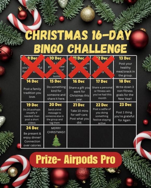 DAY5: CHRISTMAS CHALLENGE⬇️⬇️
