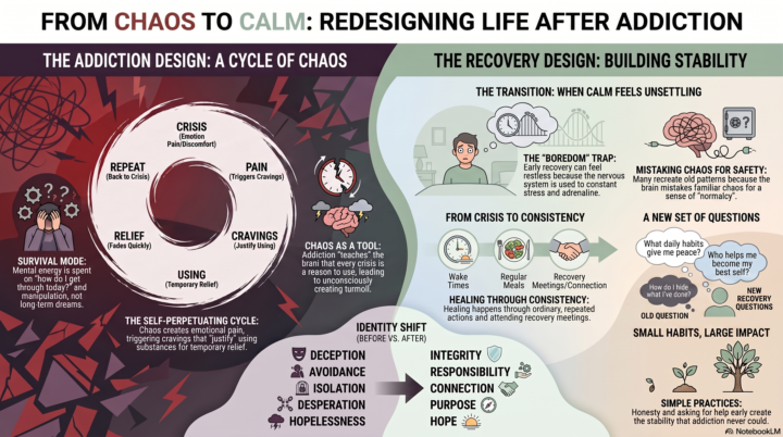 How Active Addiction Designs a Life Around Itself - CHAOS, CRISIS & CONFLICT
