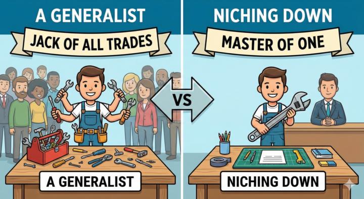 Generalist or Niche down: Answered.