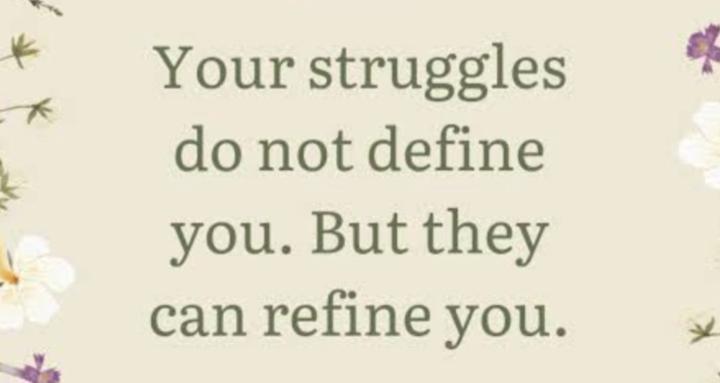 OVERCOMING THE STRUGGLE