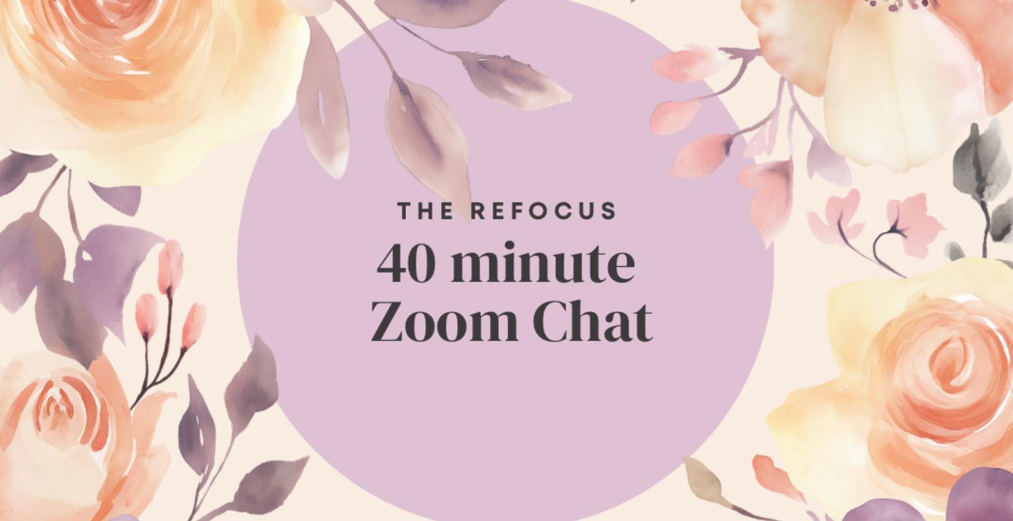 40 mins Zoom Chat