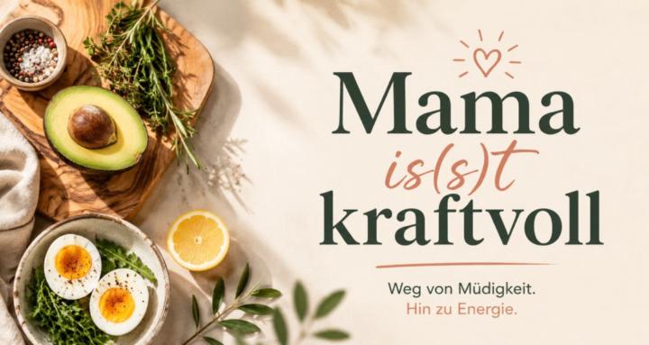 Mama isst kraftvoll