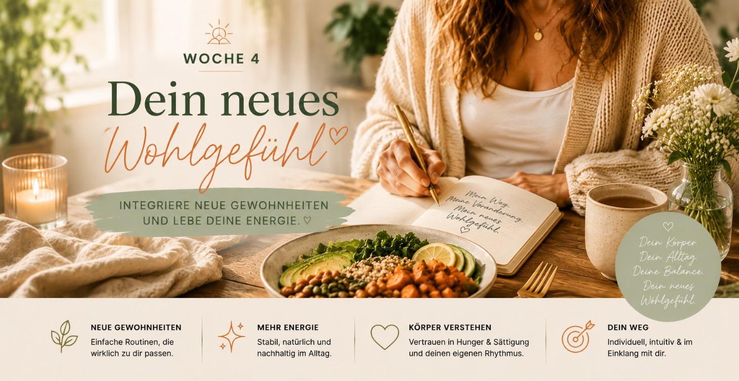 Woche 4 – Dein neues Wohlgefühl
