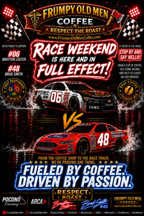 🏁☕ Race Weekend is here and in full effect! ☕🏁
