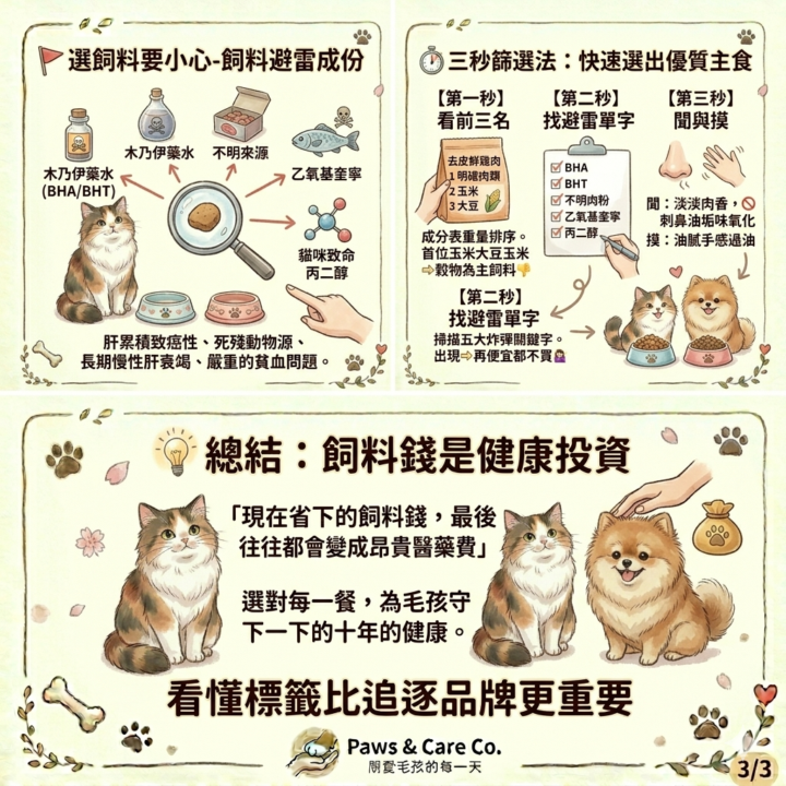 選飼料要小心-飼料避雷成份