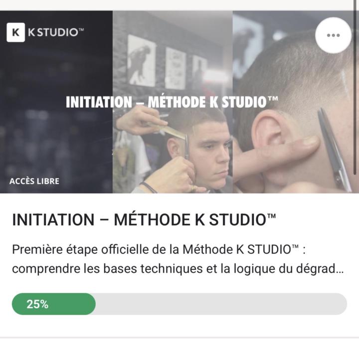 INITIATION K STUDIO — OUVERTURE DANS 7 JOURS