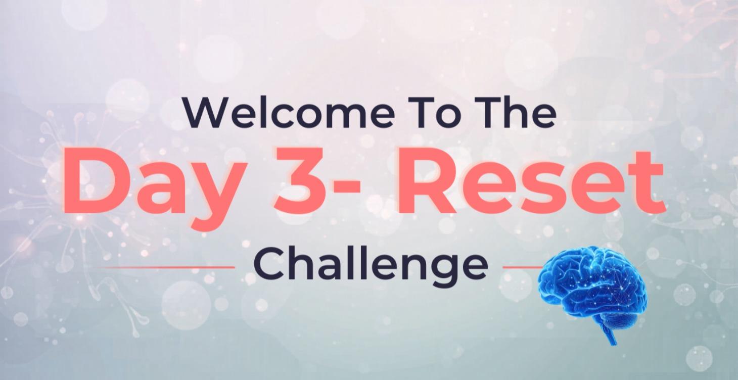 Day 3 Of The Brain Reset Challenge