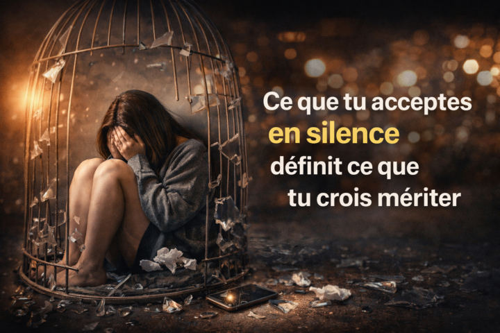 Ce que tu acceptes en silence définit ce que tu crois mériter