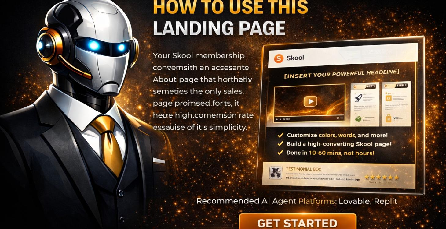 Membership Landing Page Prompt