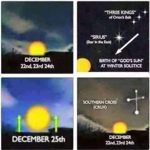 Solstice is the story of the Christ rising.
