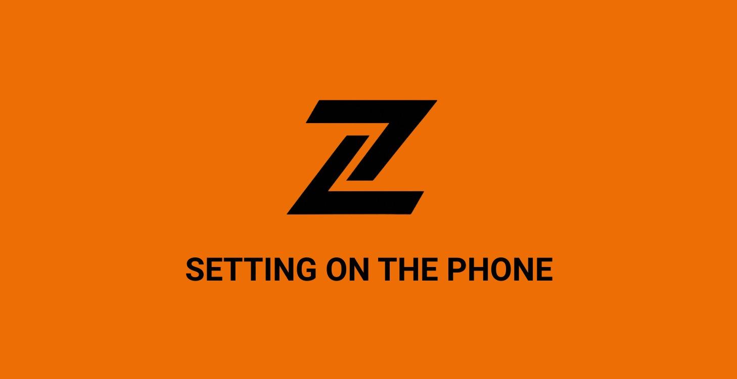 Setting on the phone