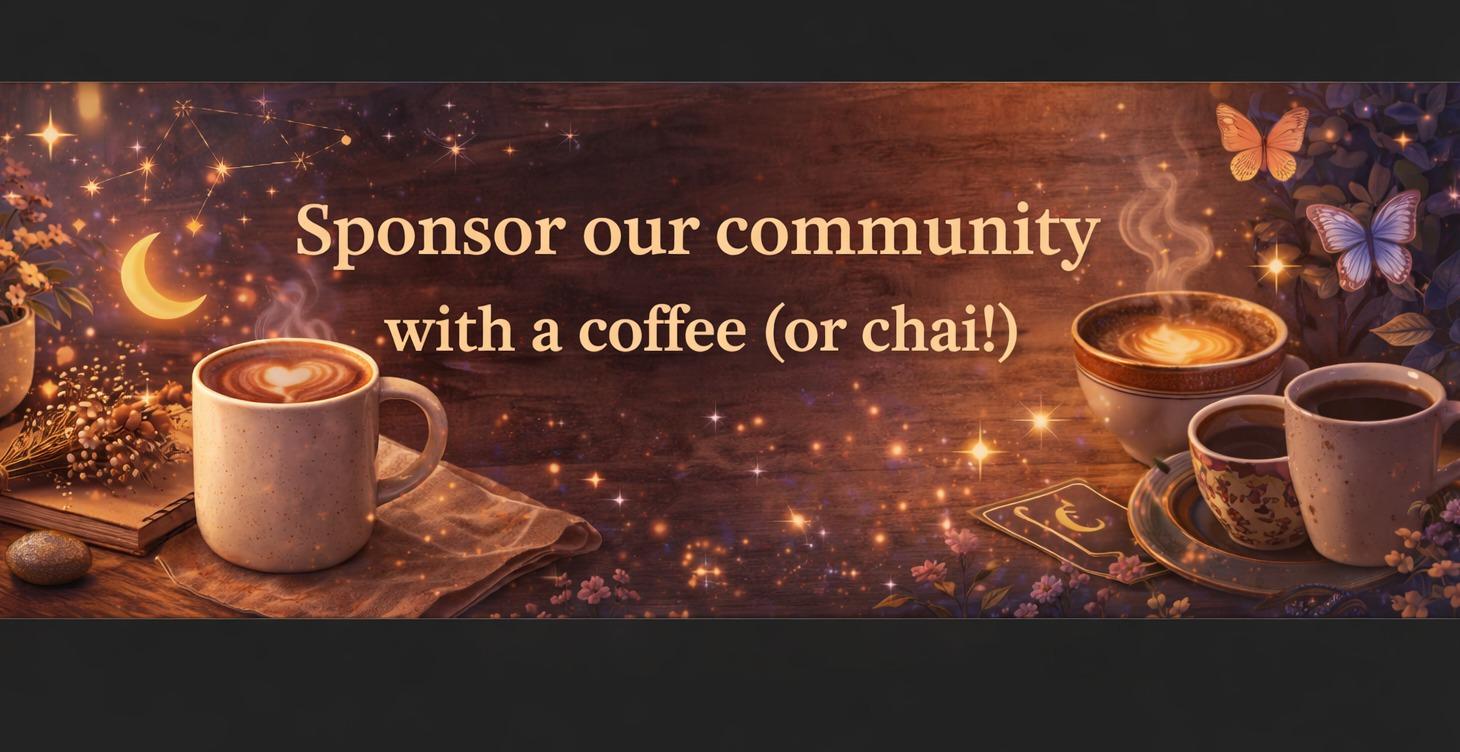 Sponsor our community with a Coffee (or Chai!)