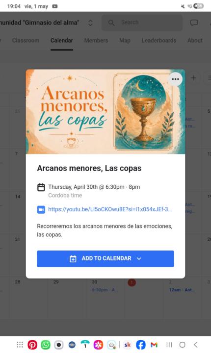 Encuentro 30.4 Las copas
