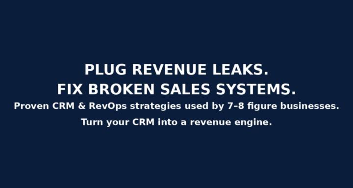 The Revenue Fix