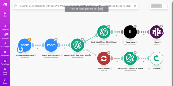 From Zoom Call to Action Items — Fully Automated