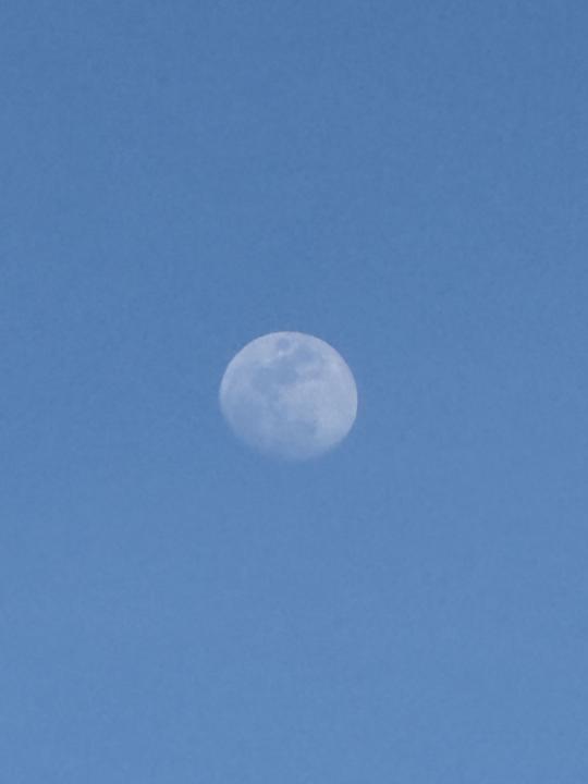 🌕 Why do we see blue sky behind the Moon?