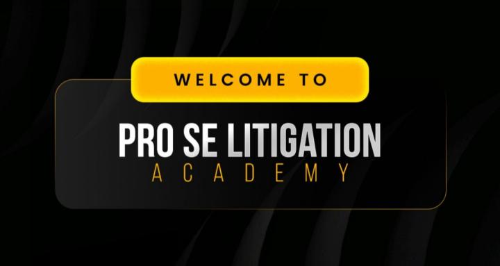 Pro Se Litigation Academy