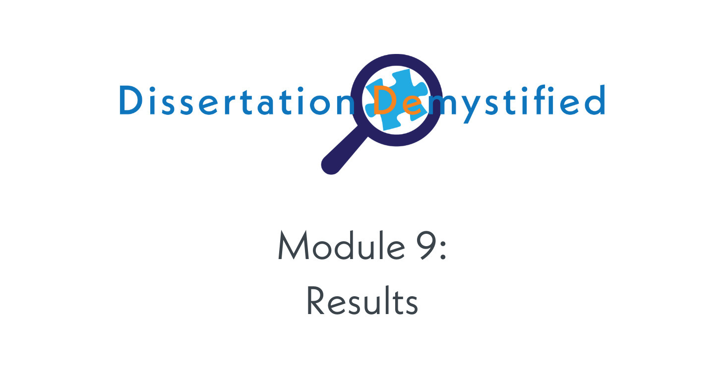 Module 9: Results