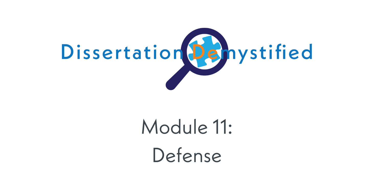Module 11: Defense!