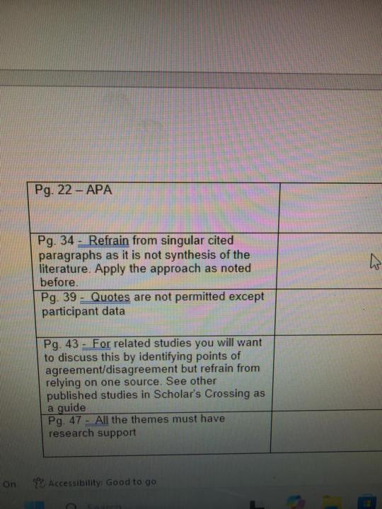 Methodologist Feedback Received