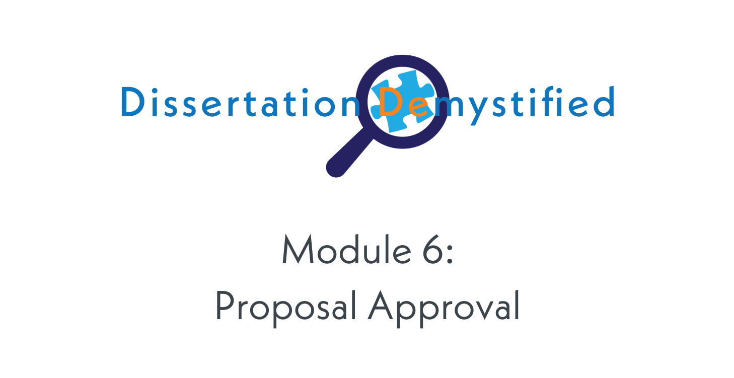 Module 6: Proposal Approval