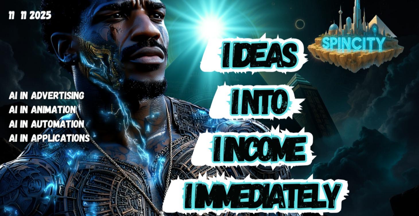 Ideas into income immediately