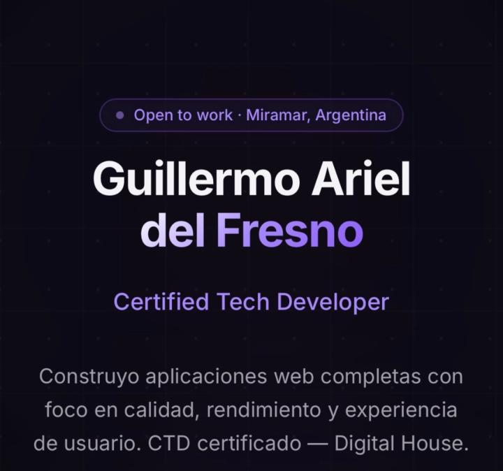 Guillermo Ariel del  Fresno