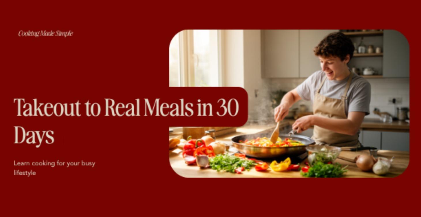 Take Out to Real Meals in 30 Days!