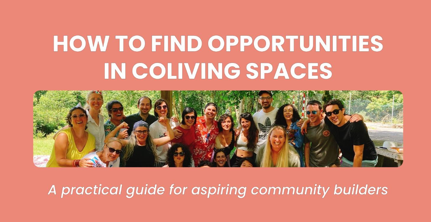 A guide for aspiring Community Builders