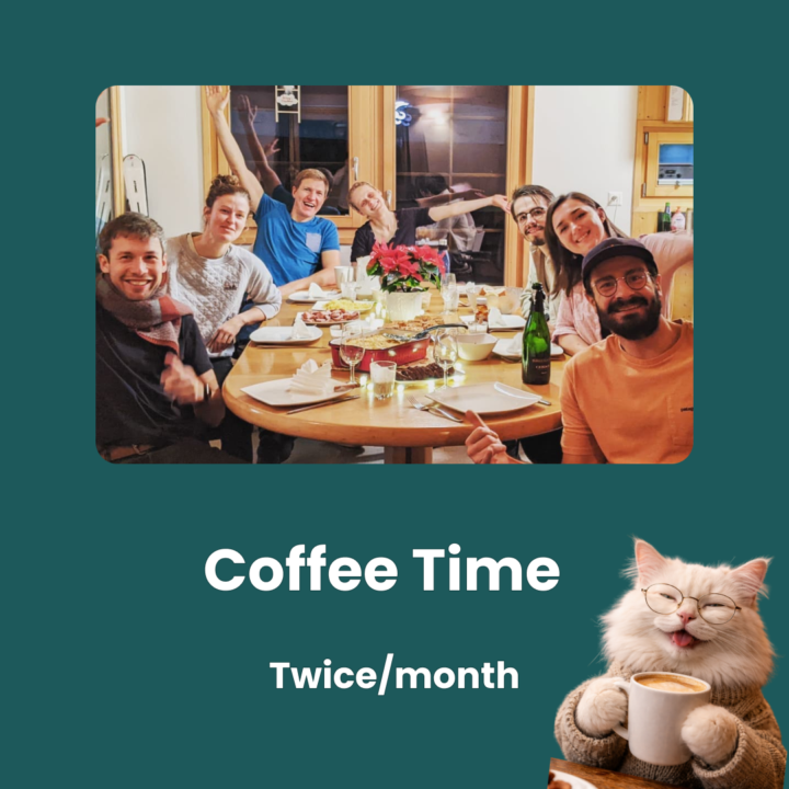 Coffee Hour calendar for April 
