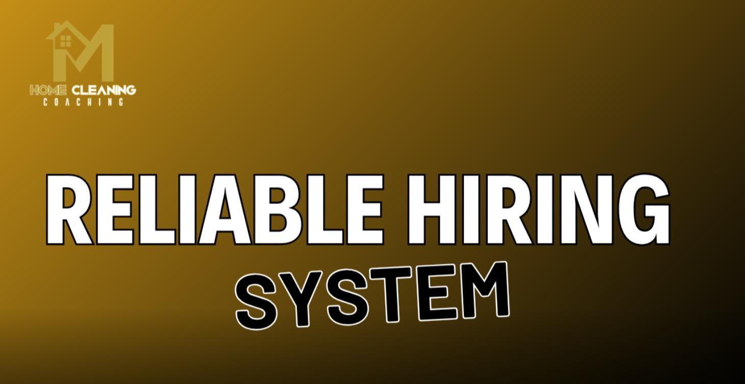 Reliable Hiring System