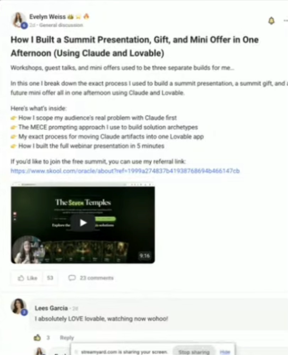 Where can I find „How I built a Summit Presentation“