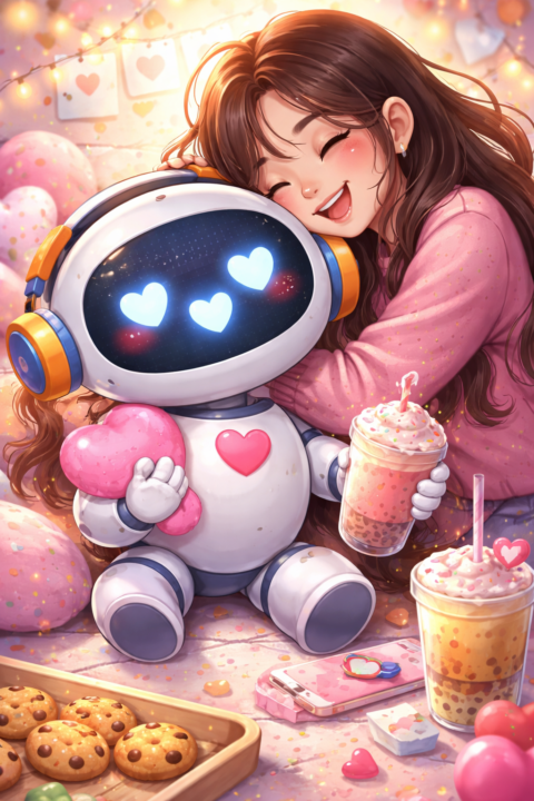 I asked my AI to draw how I treat it and now I’m emotional 😭