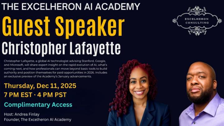 Going on tonight - Official Pre-Launch of The Excelheron AI Academy!