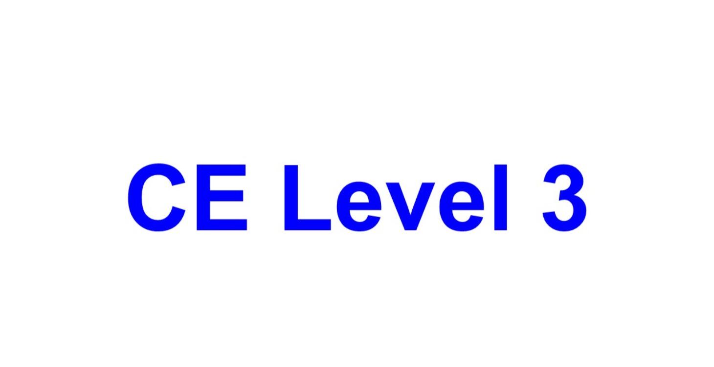 CE Level 3