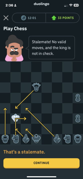 Tried to do the reset checkmate again