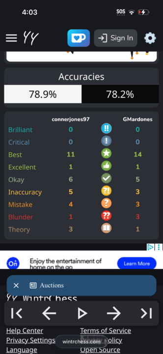 Beat this strong player 