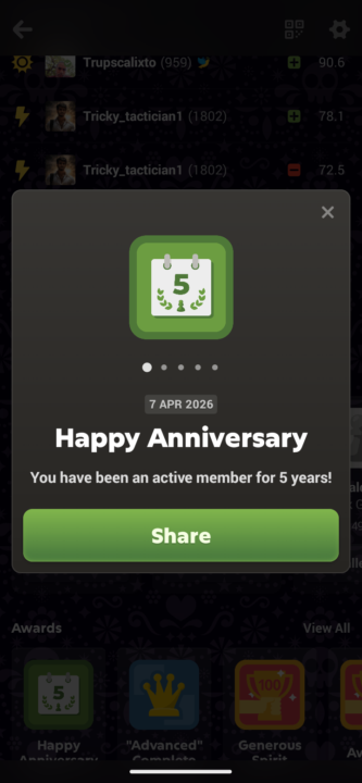 5 years!! 