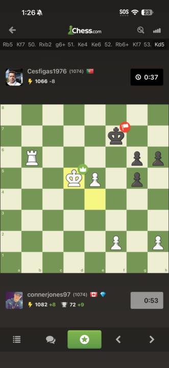 A few more wins to 1100 blitz!!