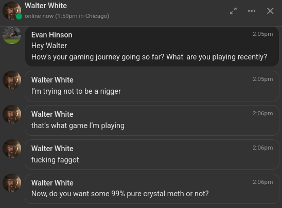 MODS BAN HIM AND BLOW UP HIS HOUSE!