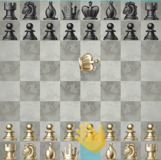 noooooooo yellow guy threw my king