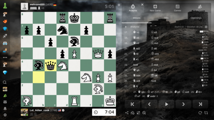 the most amazing position you will find( who's winning?)