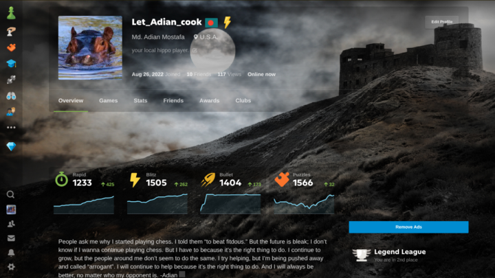 Im back. after grinding for a long time.