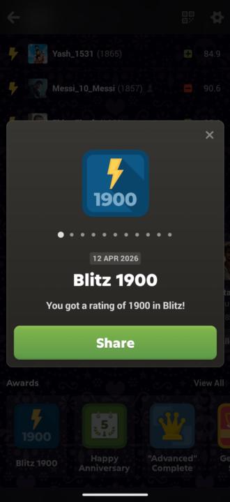 woohoooo😈 Rating Update! 