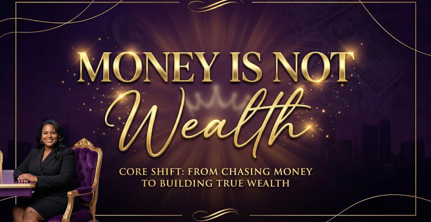 MONEY IS NOT WEALTH